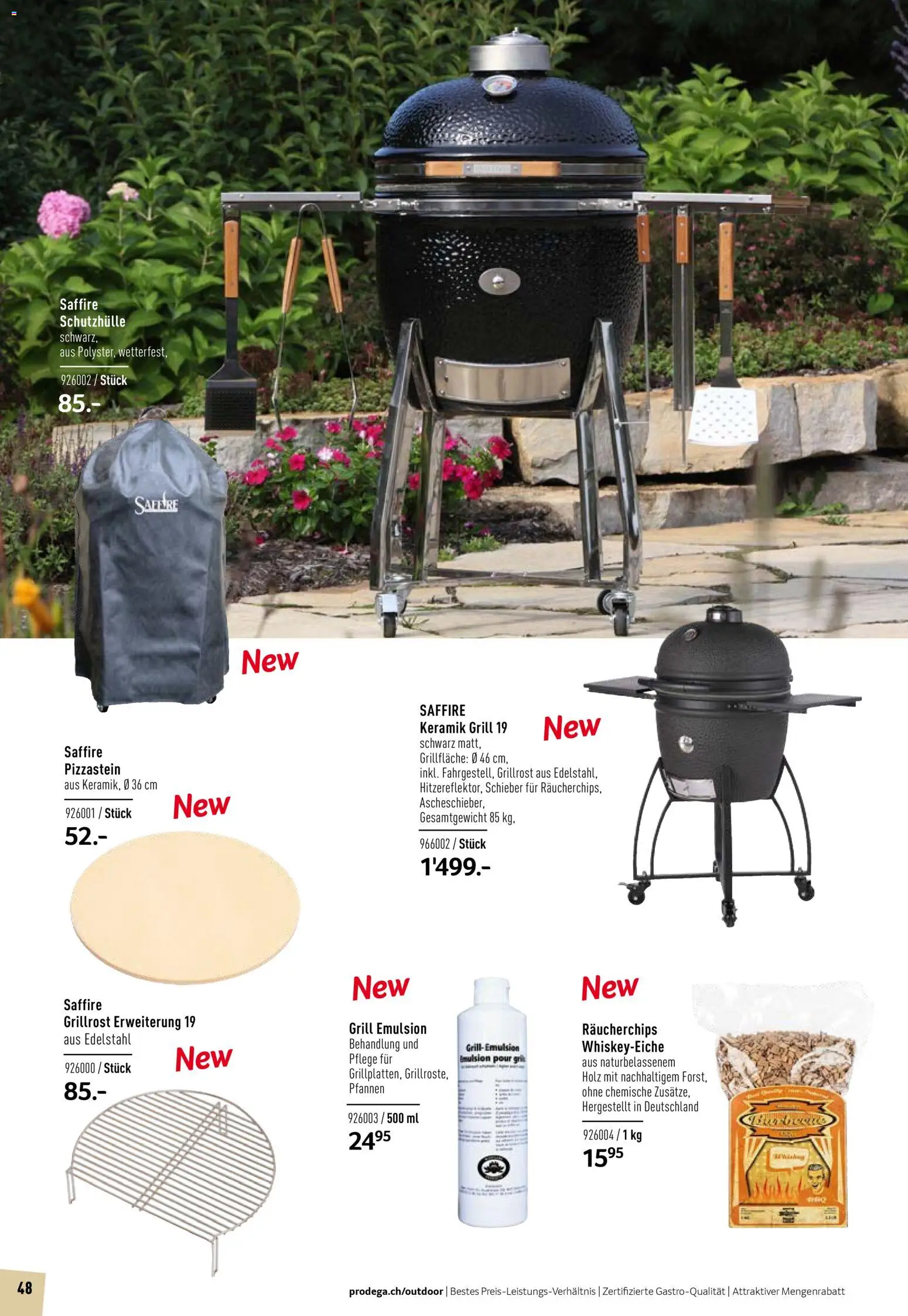 Prodega Aktionen Outdoor-Ausstattung – gültig ab 01.03.2026 | Seite: 48 | Produkte: Grill