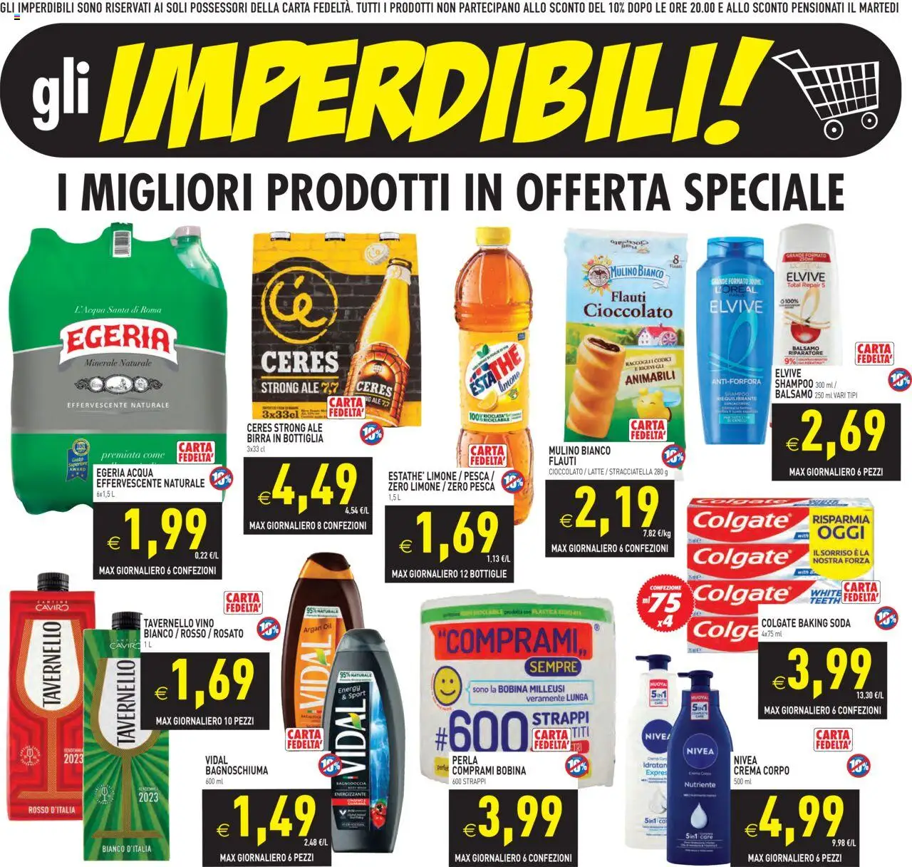 Volantino PIM Supermercati del 18.08.2025 | Pagina: 3 | Prodotti: Cioccolato, Pesca, Ceres, Bottiglia