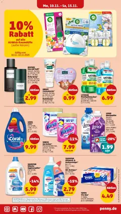 Penny -  Nordrhein - Westfalen ab 10.11.2025 gültig | Seite: 21 | Produkte: Lenor, Coral, Bad, Gin