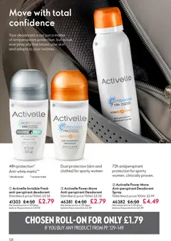 Preview of Oriflame - Offers valid from 04.03.2026 | Page: 128 | Products: Deodorant, Antiperspirant