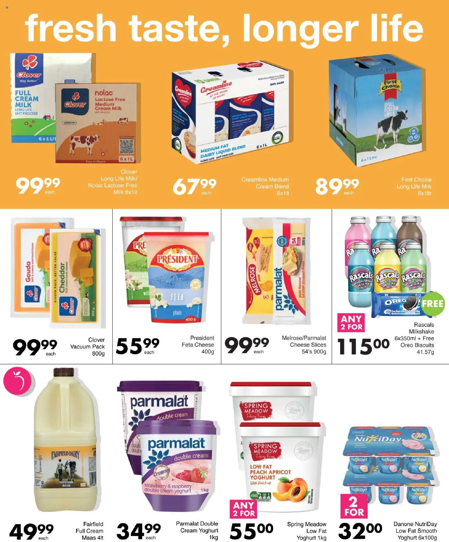 New Save catalogue – valid from 15.04.2026 | Page: 3 | Products: Yoghurt, Cheese, Biscuits, Máscara de pestañas