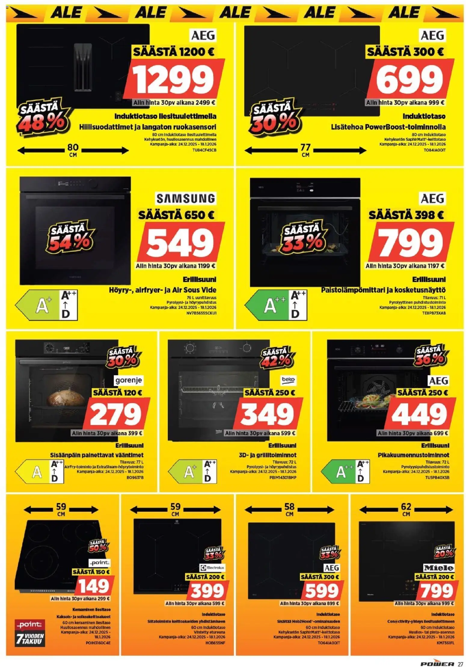 Power - POWER HINTAAN Viikon mainoslehti – voimassa 01.11.2026 alkaen | Sivu: 29