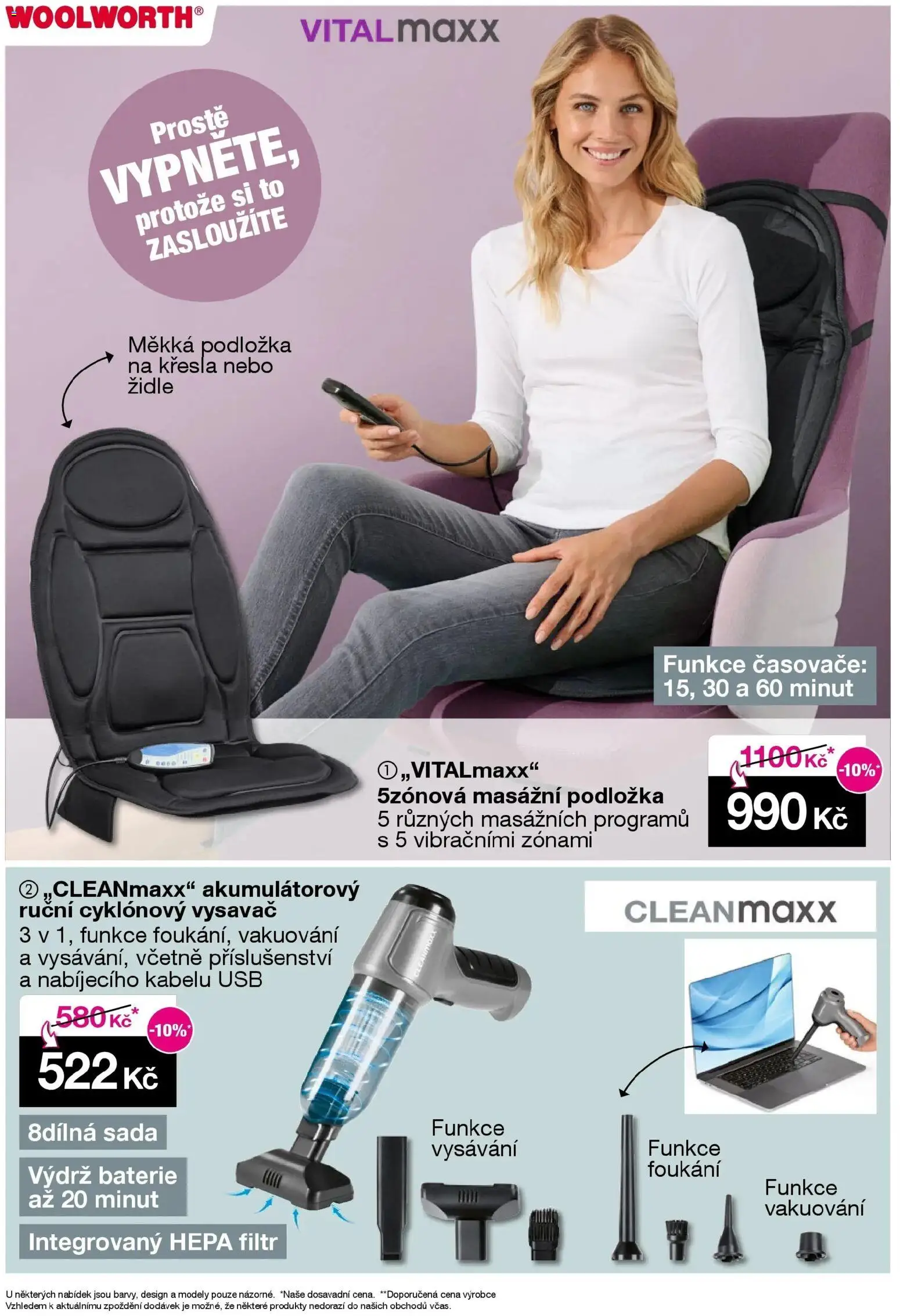 Woolworth leták od 31.10.2025 | Strana: 12 | Produkty: USB, Vysavač, Modely, Baterie