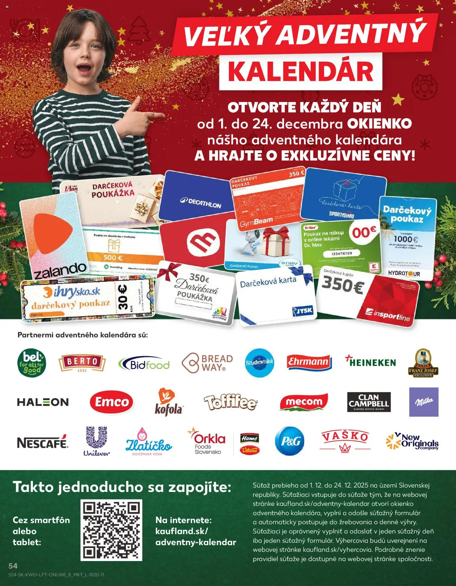 Nové Kaufland akcie – leták je platný od 18.12.2025 | Strana: 54 | Produkty: Tablet, Toffifee, Whisky, Milka