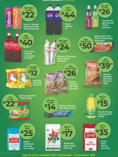 Agrimark specials catalogue – valid from 17.11.2025 | Page: 2 | Products: Flour, Maize meal, Peanuts, Raisins