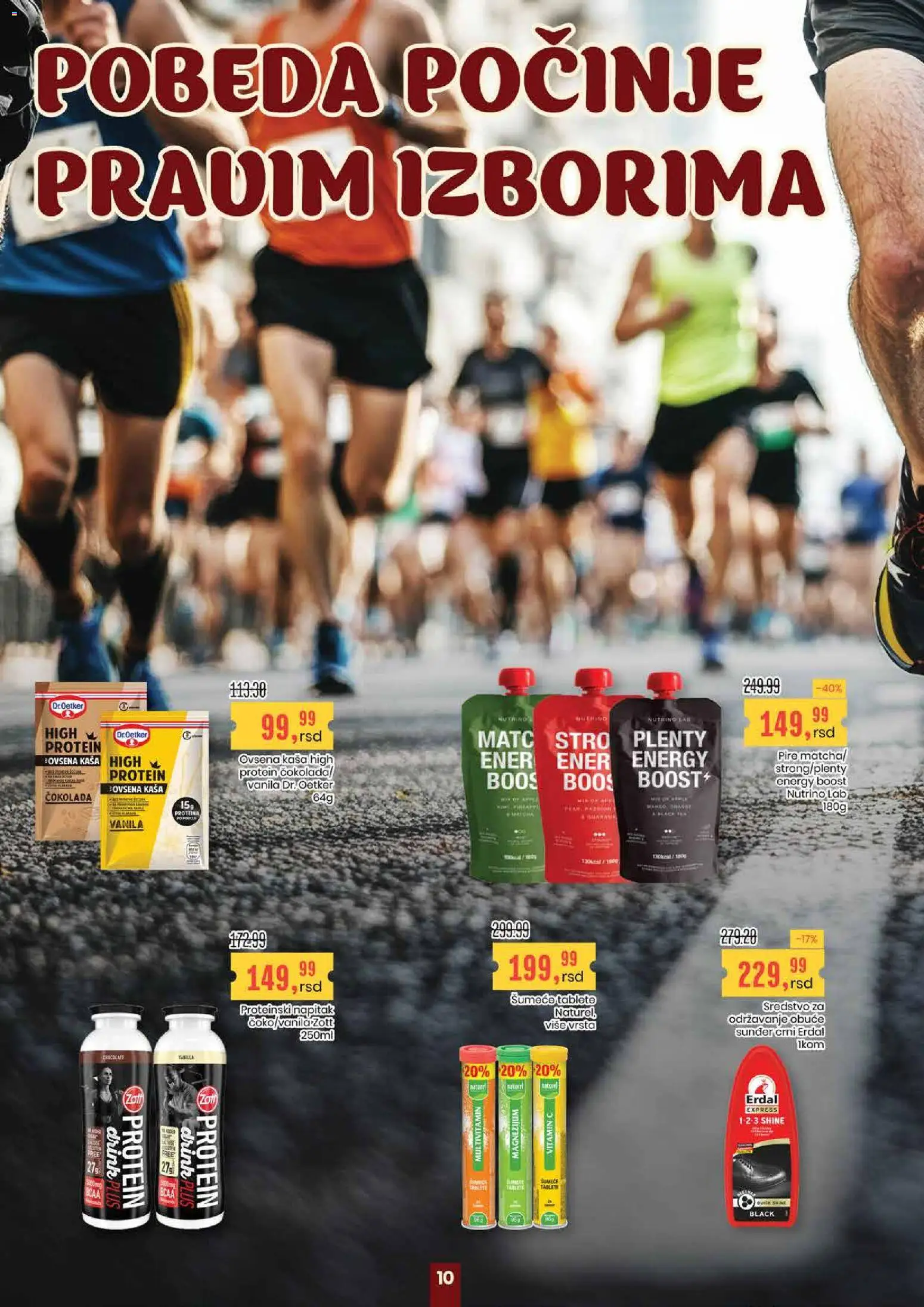 Aroma Market katalog - važi od 16.04.2026 | Strana: 10 | Proizvode: Protein, Ovsena kaša, Dr. Oetker, Čokolada