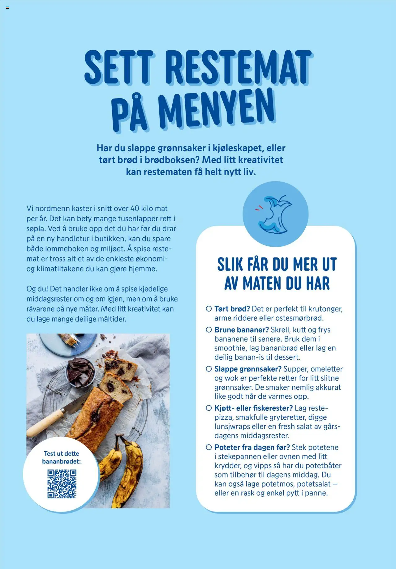 {H1} | Side: 3 | Produkter: Bananer, Umetna rastlina, Poteter, Kolasås