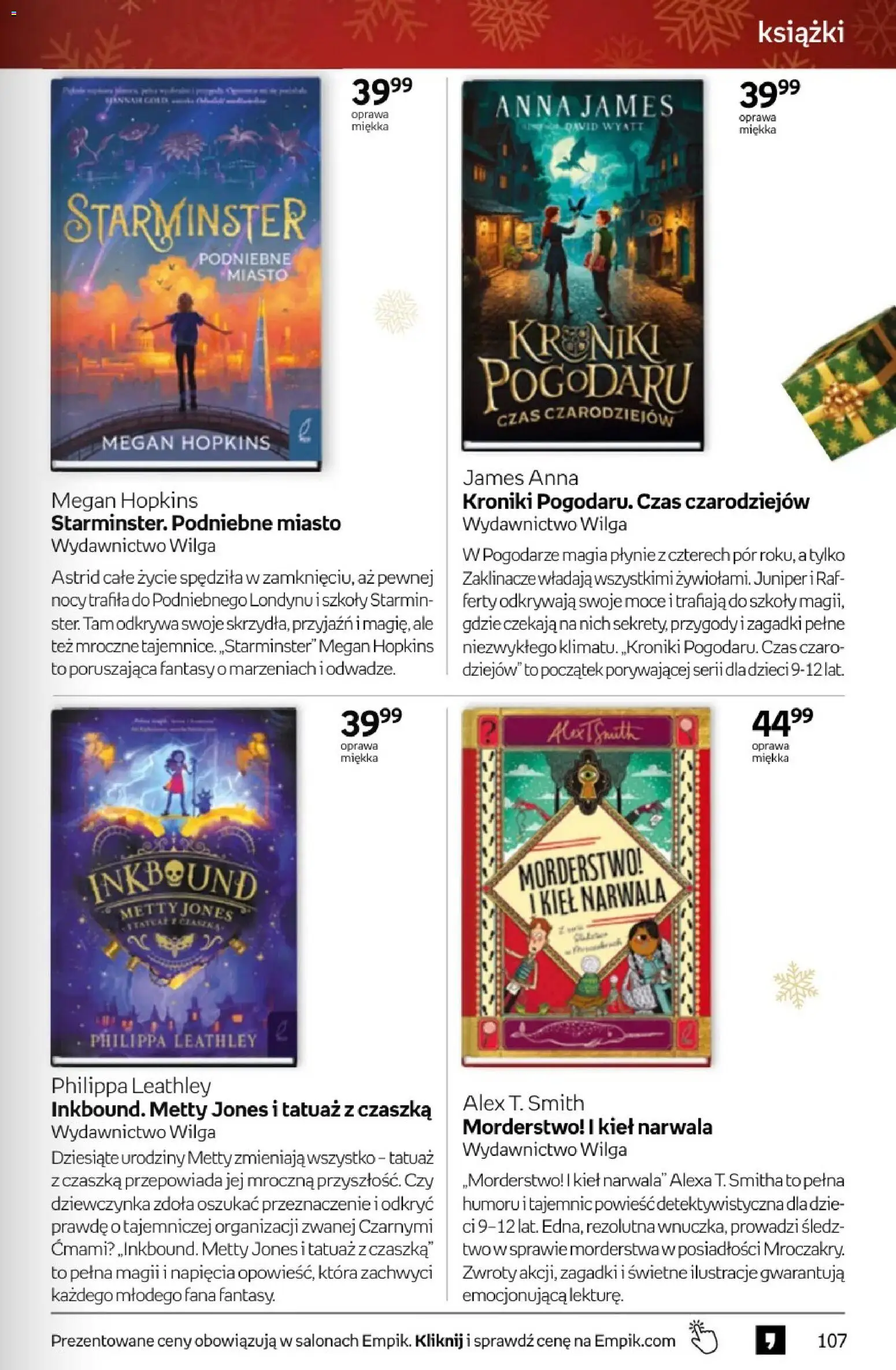 Empik promocje - Tom kultury Książki od 10.12.2025 | Strona: 107 | Produkty: Śledź, Por, Książki