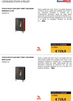 Anteprima del volantino Eurobrico Stufe a Pellet catalogo valido a partire dal 23.07.2025 | Pagina: 23 | Prodotti: Pellet, Stufa a pellet, Stufa