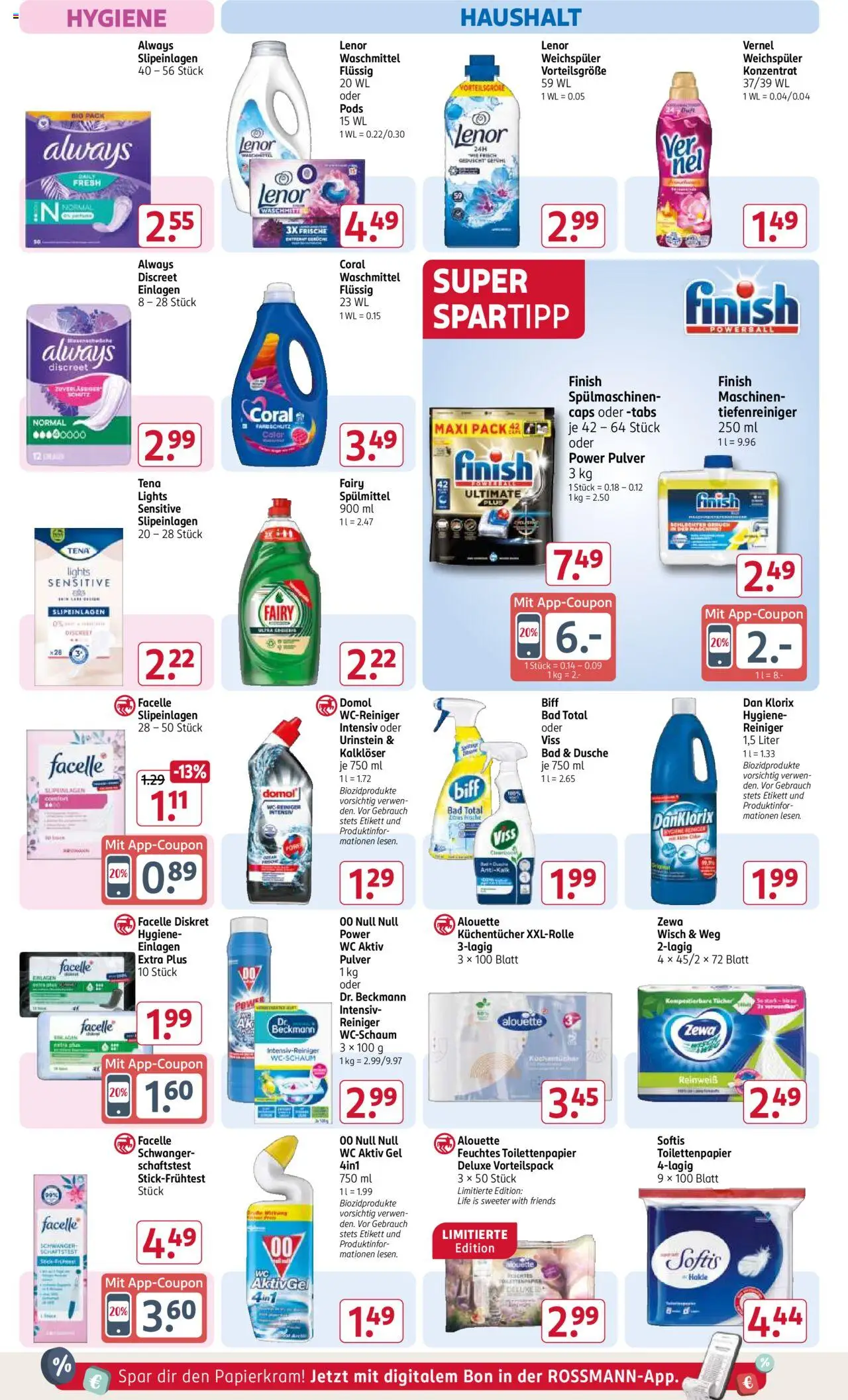 Rossmann Prospekt 	 - gültig ab dem 18.08.2025 | Seite: 12 | Produkte: Dusche, Weichspüler, Toilettenpapier, Feuchtes Toilettenpapier