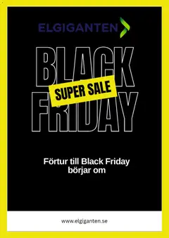 Elgiganten - Black Friday - Förhandsvisning av reklamblad från butik Elgiganten aktuell från 13.11.2025