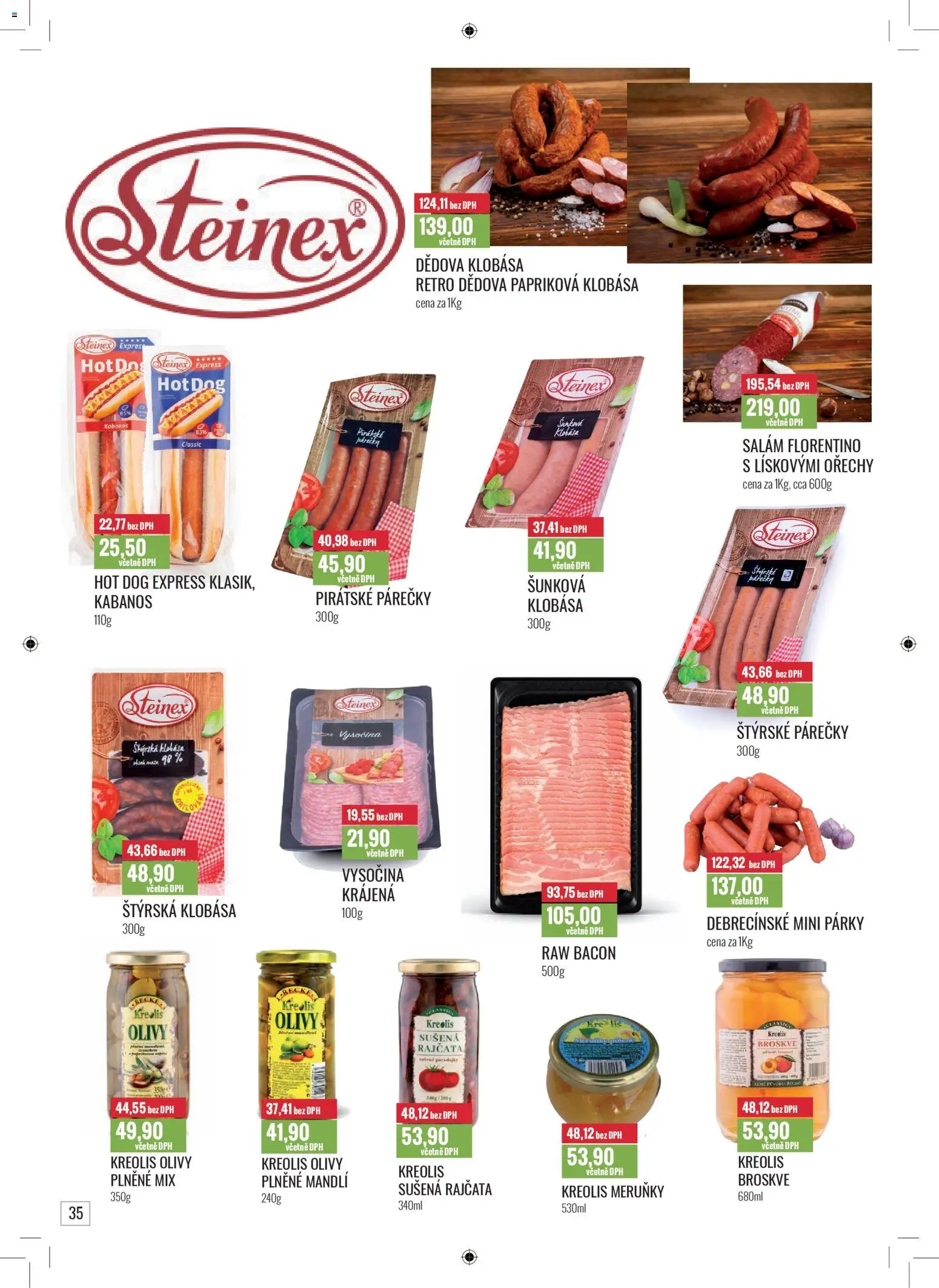 Ratio leták od 01.01.2026 | Strana: 36 | Produkty: Broskve, Vysočina, Olivy, Sušená rajčata