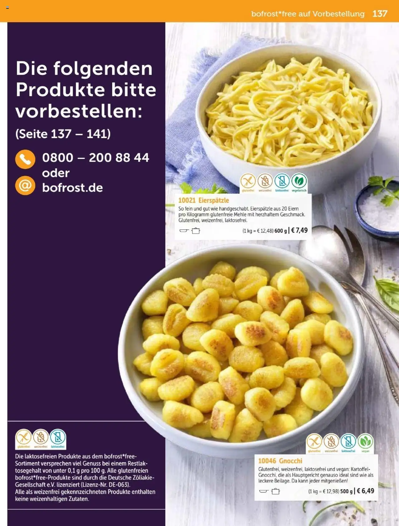 Bofrost Katalog – gültig ab 07.09.2025 | Seite: 137