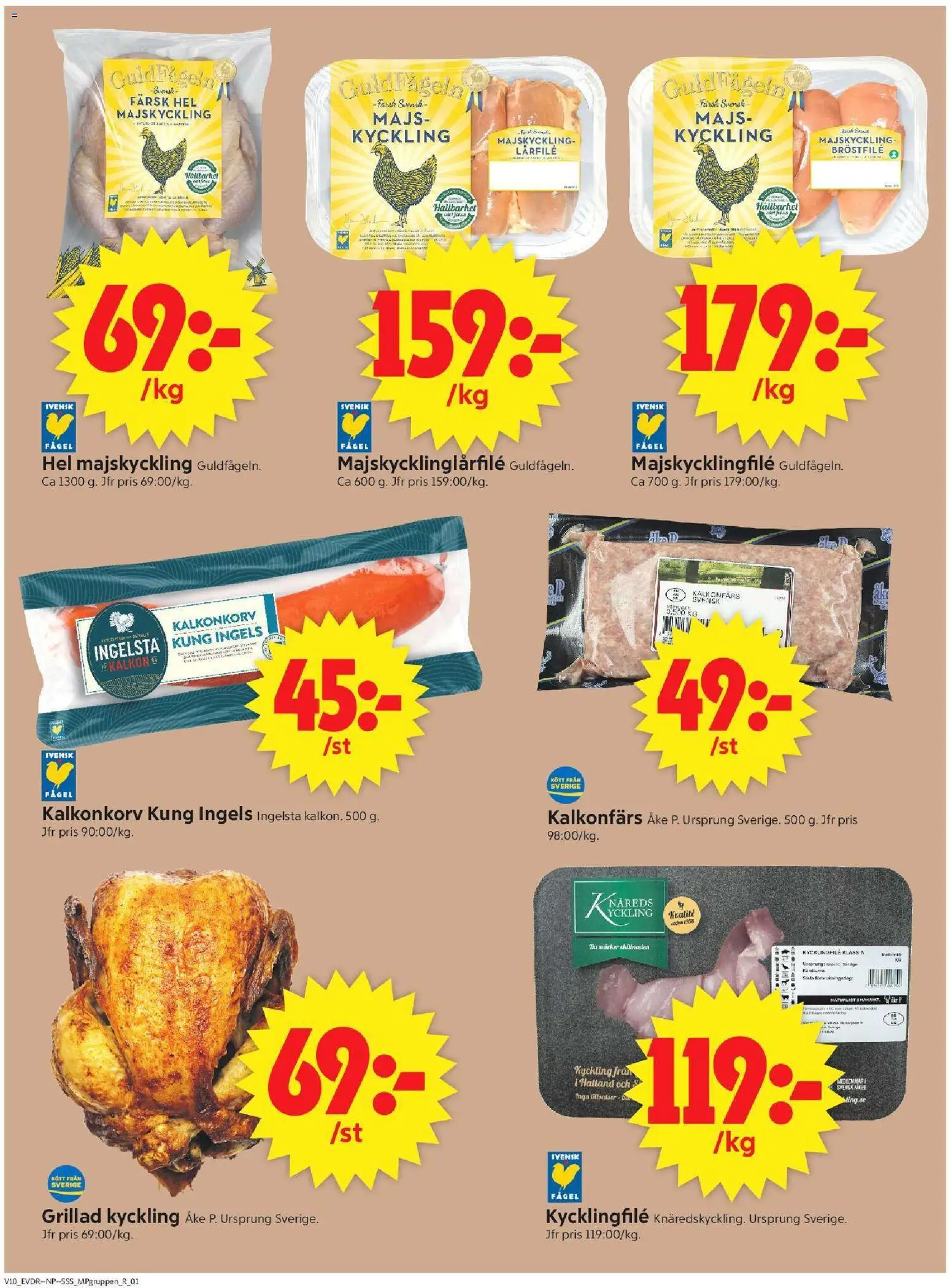 ICA Supermarket reklamblad aktuell från 02.03.2026 | Sida: 10 | Produkter: Kycklingfile, Majs