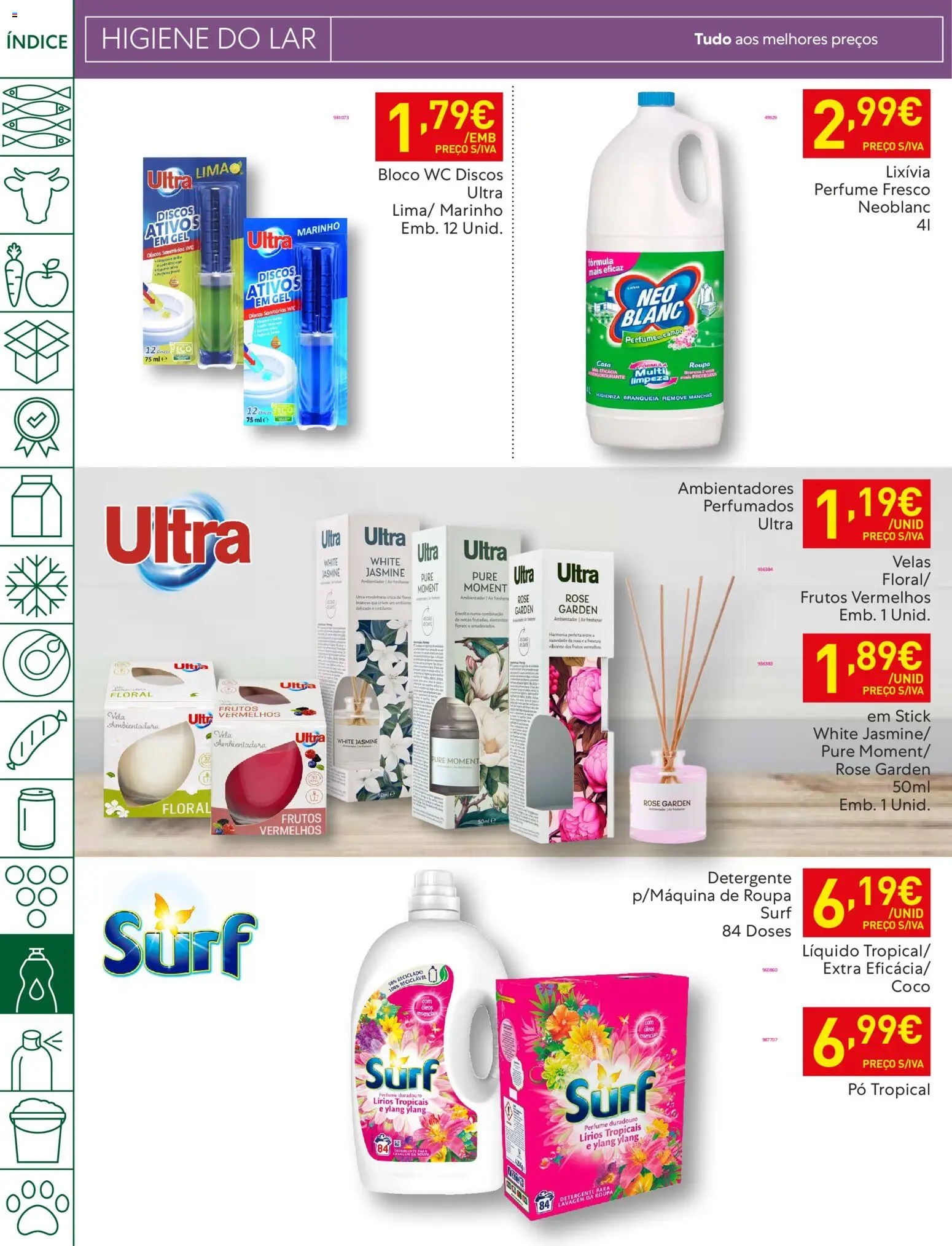 Recheio folheto │ válido de 13.01.2026 | Página: 38 | Produtos: Perfume, Pó, Detergente, Velas