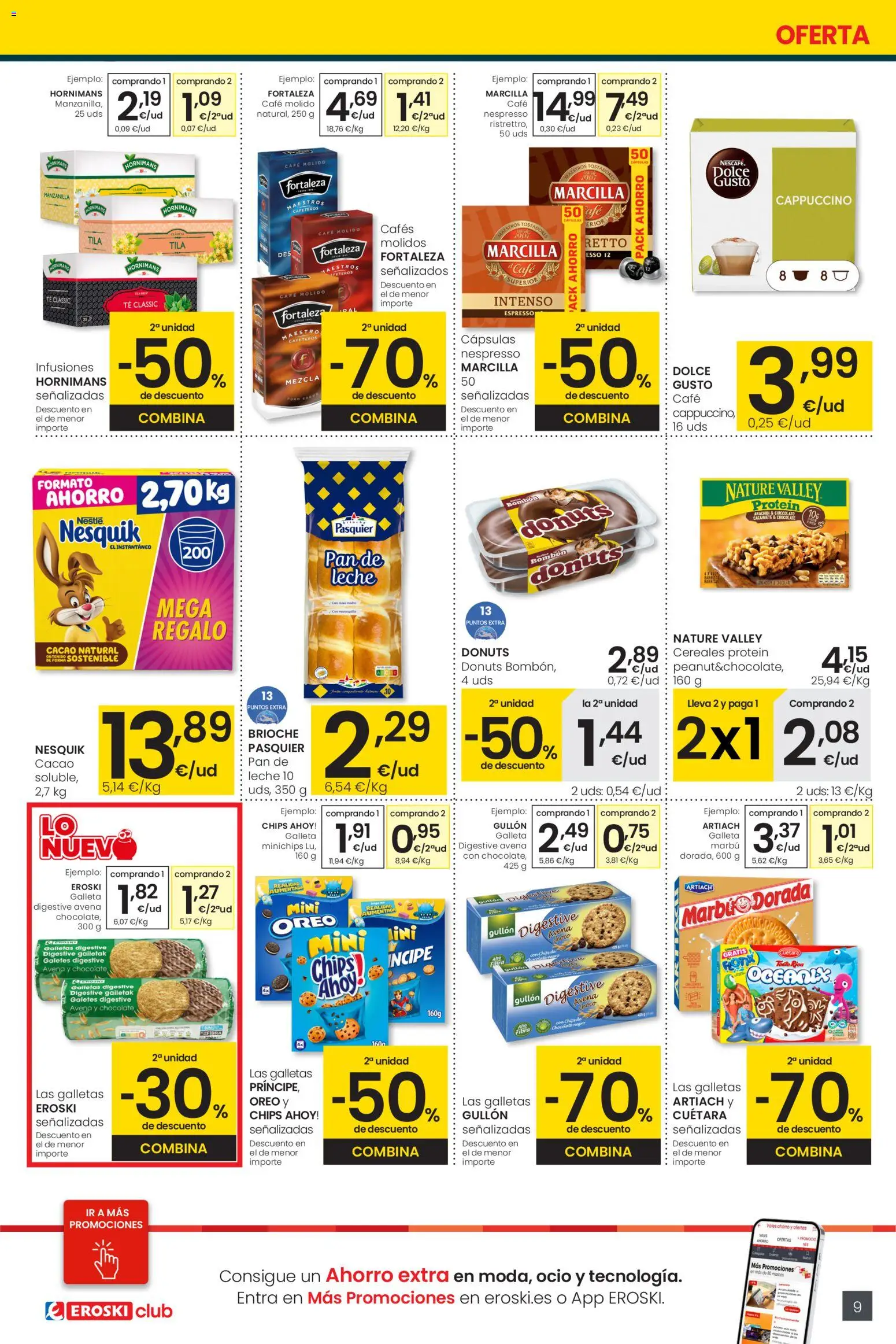 Eroski - City │ válido desde el 05.01.2026 | Página: 9 | Productos: Café, Café molido, Galletas, Φρυγανιές σικάλεως