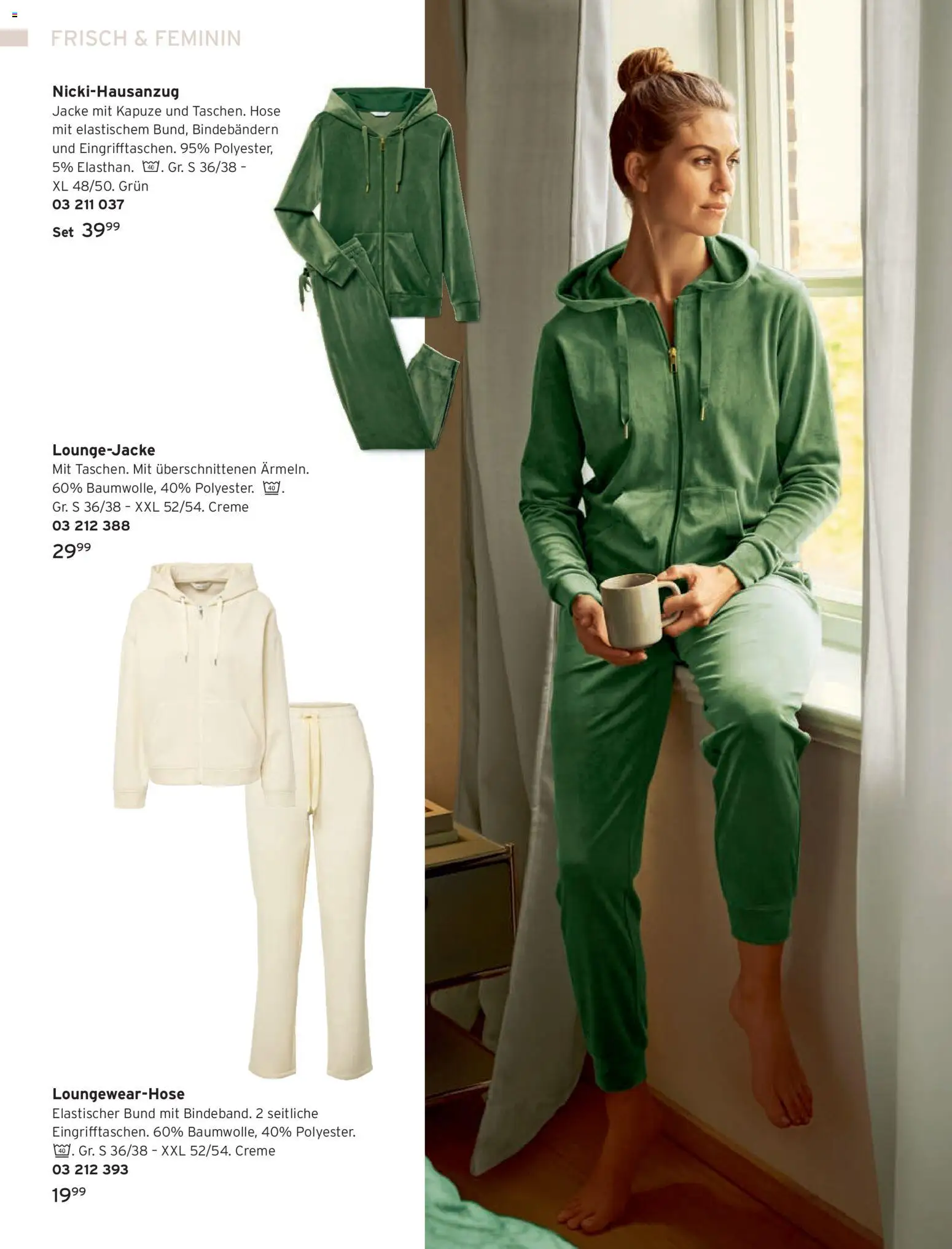 Tchibo Katalog Frühling – gültig ab 24.03.2026 | Seite: 50 | Produkte: Creme, Jacke, Hose