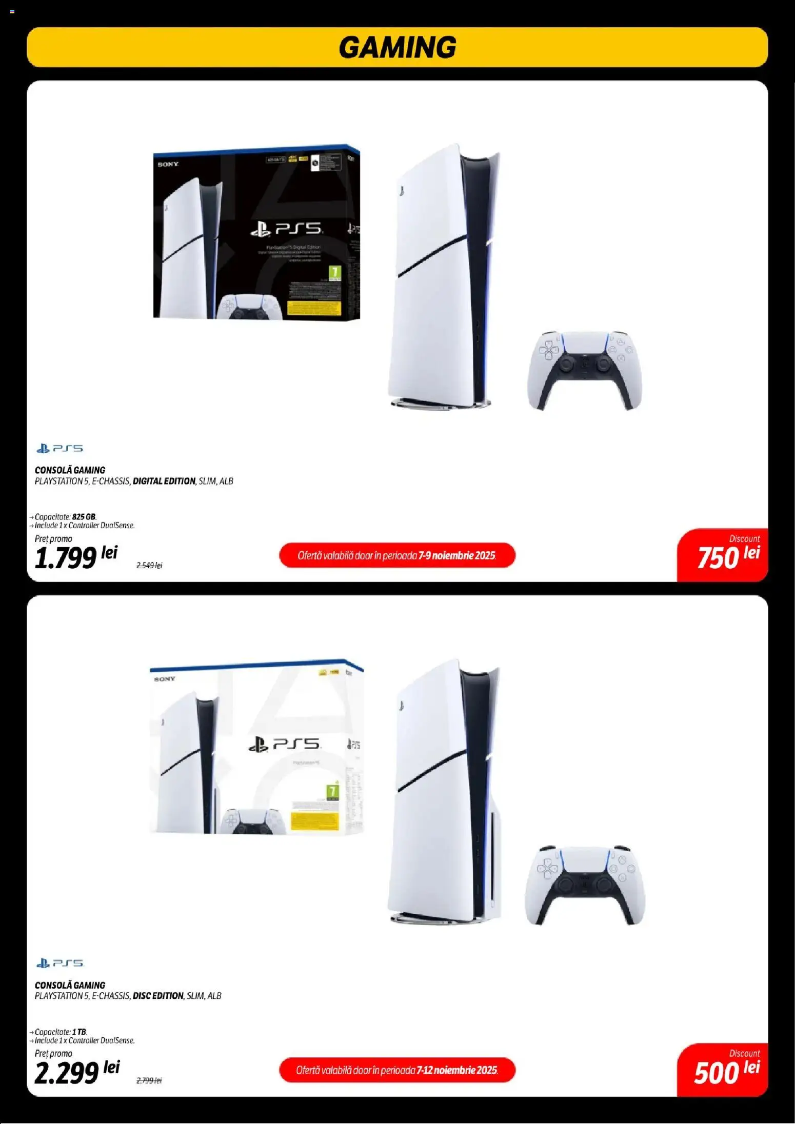 Noul catalog Flanco – valabil de la 07.11.2025 | Pagină: 17 | Produse: Playstation, Disc
