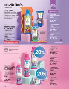 Katalógus AVON 2026 áprilisi - amely érvényes a következő dátumtól: 01.04.2026 | Oldal: 182 | Termékek: Body, Kölni, Sampon, Tusfürdő