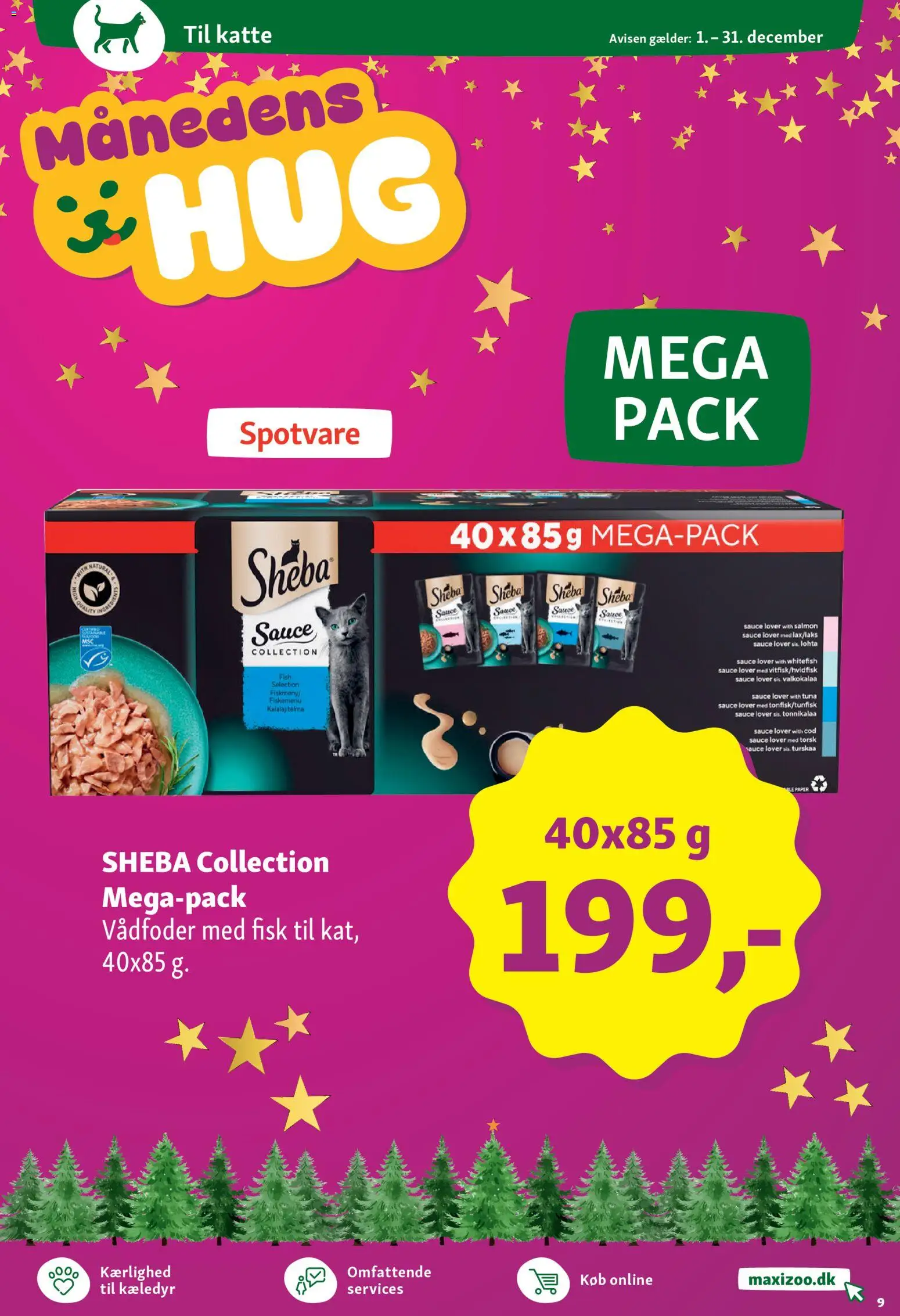 Maxi Zoo tilbudsavis – gyldig fra 01.12.2025 | Side: 9 | Produkter: Fisk, Torsk