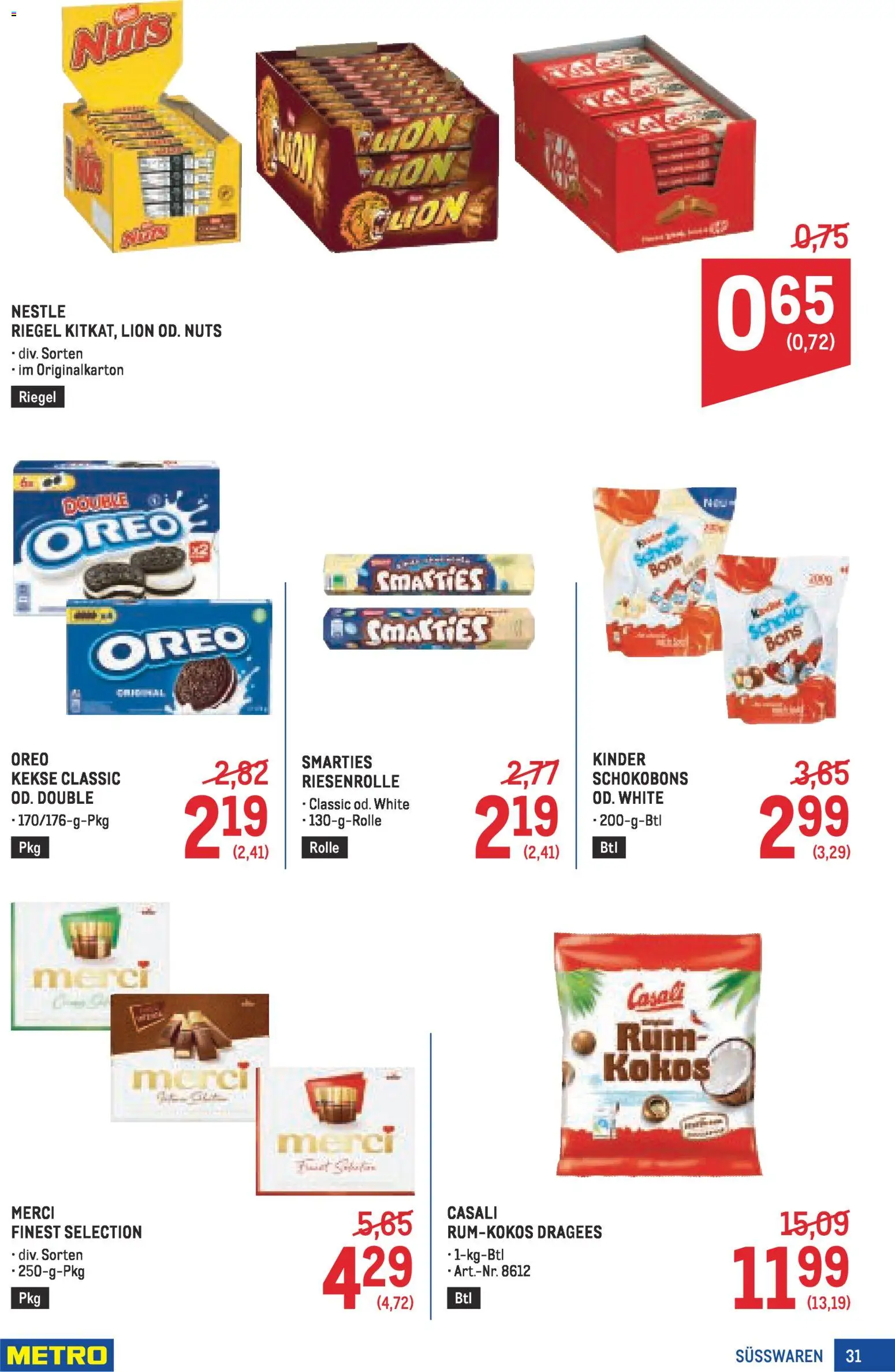 Metro Profi gültig ab 22.01.2026 | Seite: 31 | Produkte: Kekse