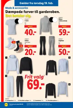 Lidl - Tilbudsavis gyldig fra 16.02.2026 | Side: 26 | Produkter: Sokker, Cardigan, Søm, Sweatbukser