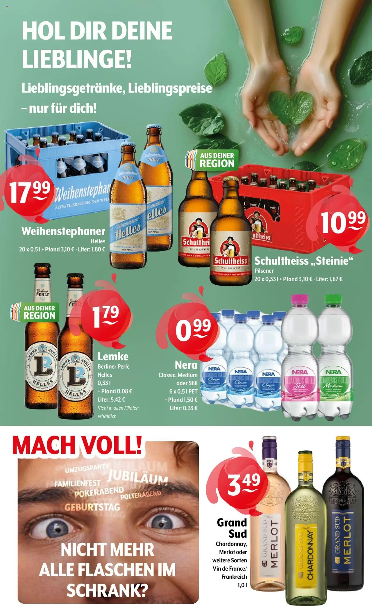 Trink und Spare Prospekt 	 – gültig ab 08.09.2025 | Seite: 9 | Produkte: Berliner, Schrank, Merlot, Grand sud