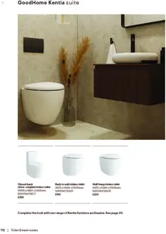 Preview of B&Q - Bathrooms valid from 16.12.2025 | Page: 112 | Products: Toilet