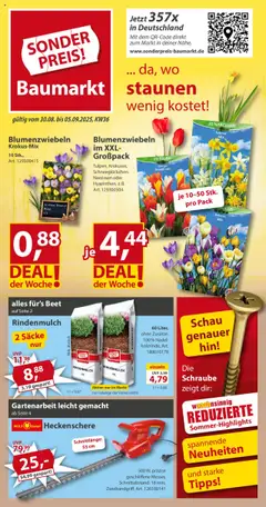 Sonderpreis Baumarkt Prospekt 	 gültig ab dem 30.08.2025