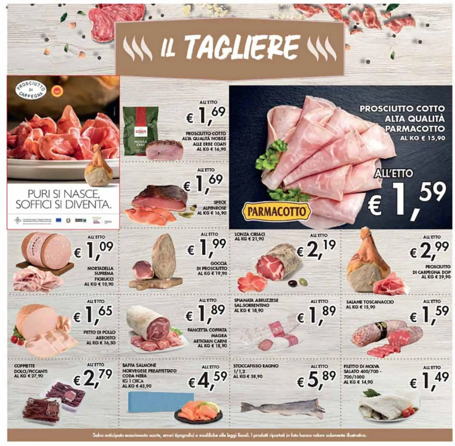 Volantino Coal del 28.11.2025 | Pagina: 7 | Prodotti: Petto di Pollo, Prosciutto Cotto, Tagliere, Bagno
