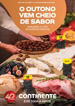 Pré-visualização Continente - Frescos: O outono vem cheio de sabor válido de 21.10.2025