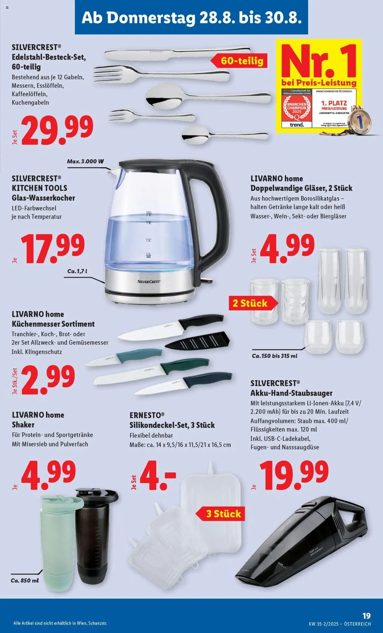 Lidl Flugblatt - Eisenstadt, Ebenfurth, Mattersburg gültig ab 28.08.2025 | Seite: 21 | Produkte: Brot