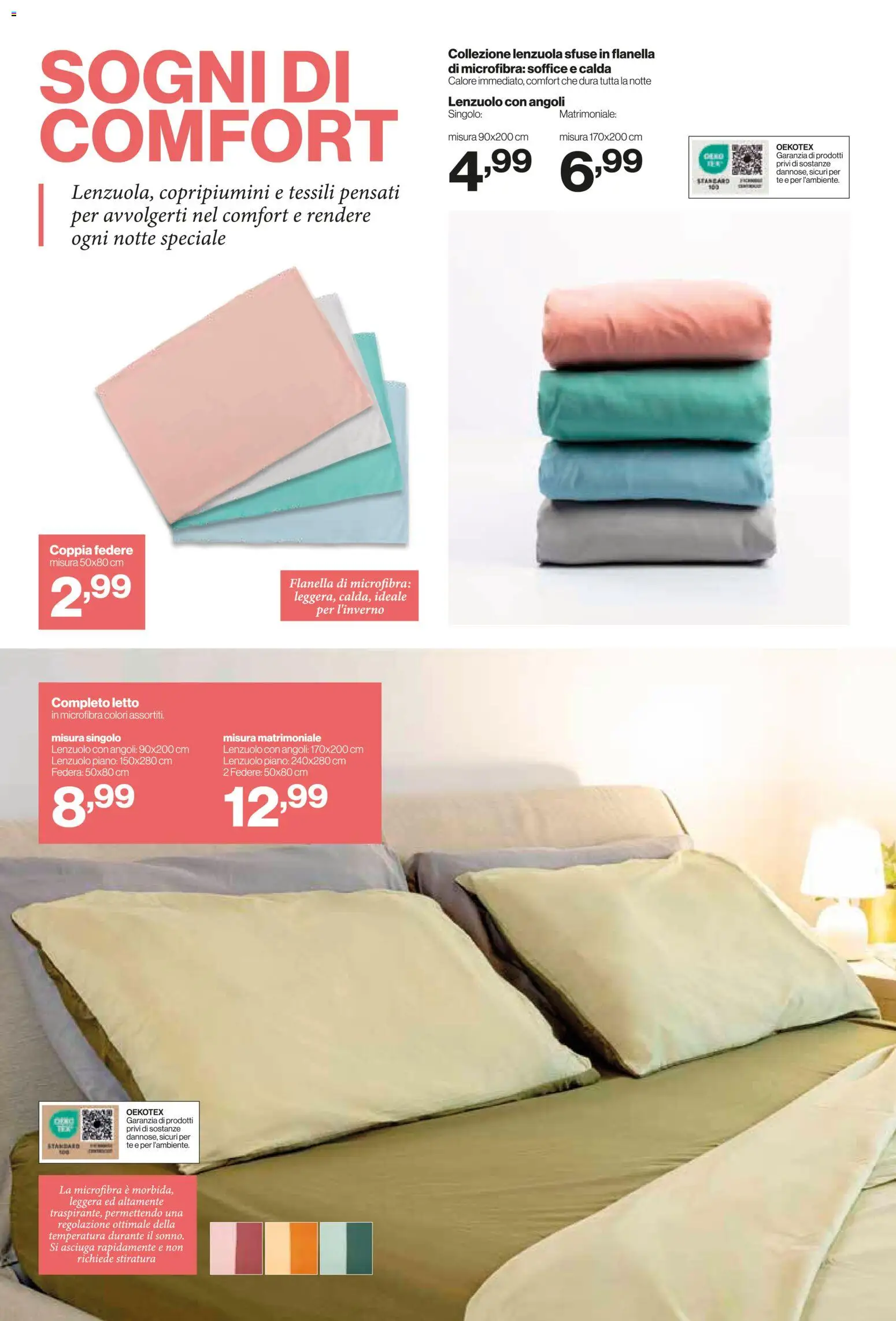 Volantino IN's del 14.01.2026 | Pagina: 21 | Prodotti: Tè, Letto, Federa, Lenzuola