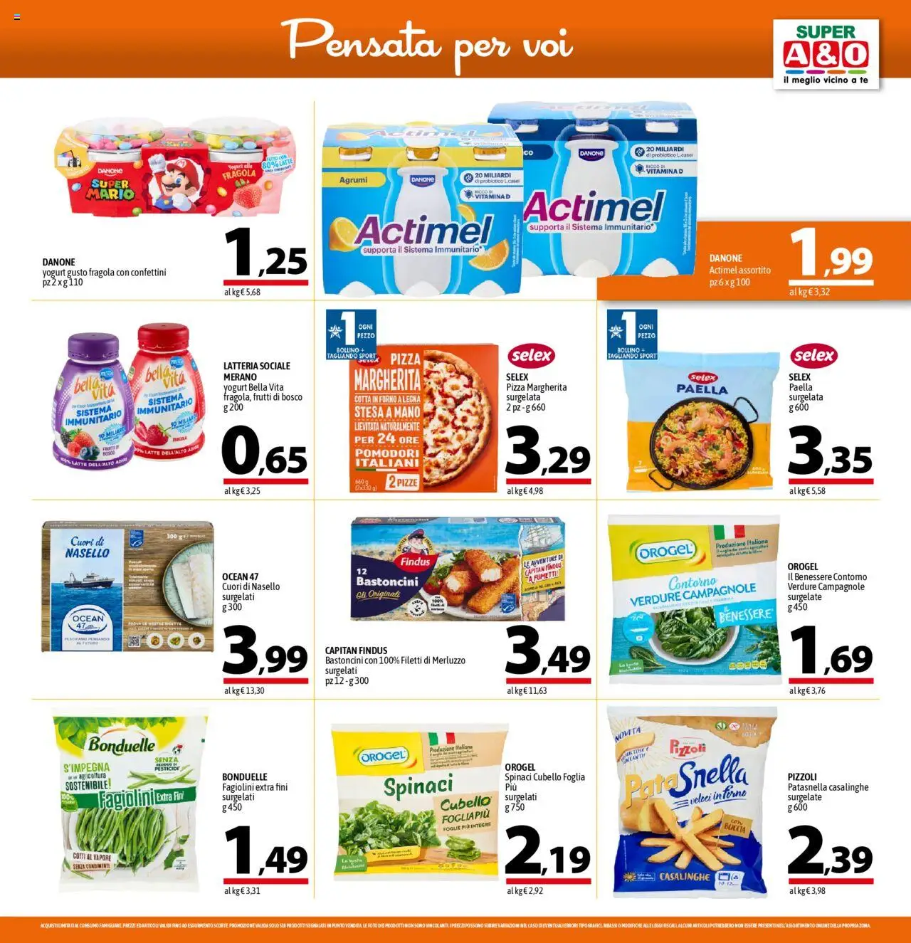 Volantino A&O del 18.09.2025 | Pagina: 7 | Prodotti: Latte, Agrumi, Nasello, Paella