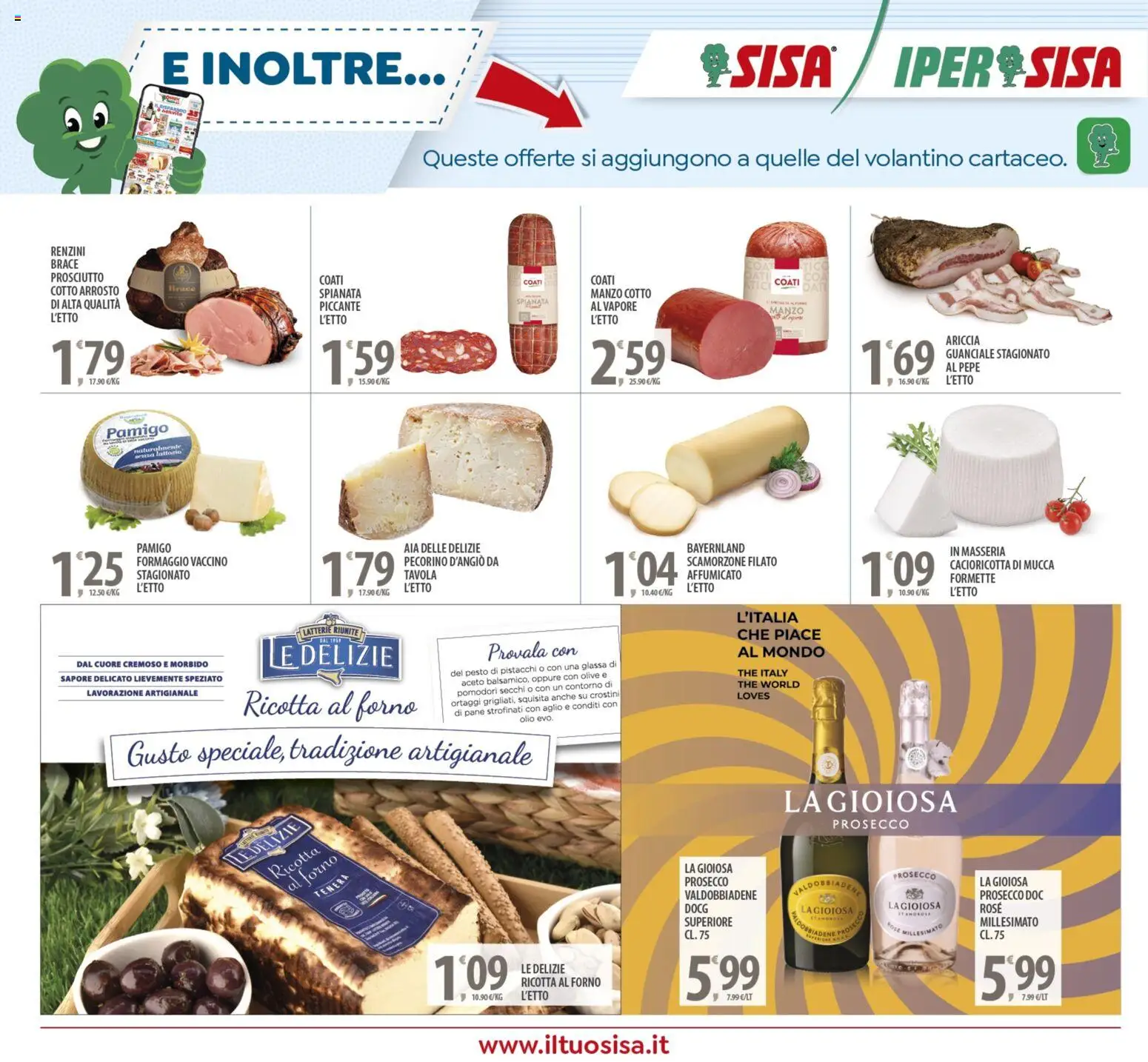 Volantino SISA del 05.12.2025 | Pagina: 18 | Prodotti: Olio, Crostini, Ricotta, Guanciale