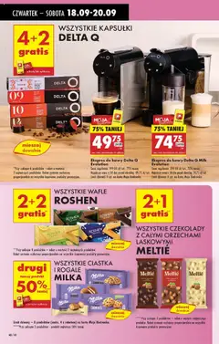 WSZYSTKIE KAPSUŁKI DELTA Q, Kapsułki do kawy Delta Q, różne rodzaje od 18.09.2025 | Strona: 50 | Produkty: Wafle, Kapsułki Delta, Ciastka, Ekspres do kawy delta