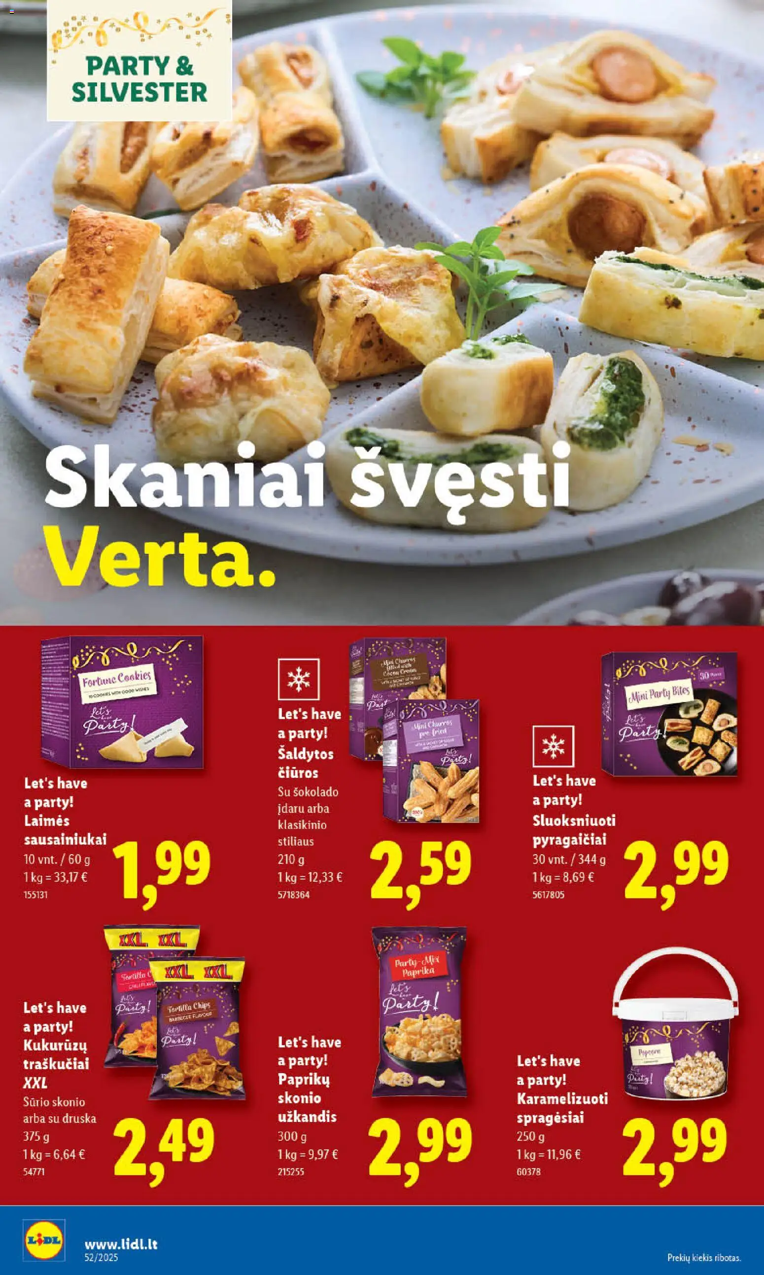 LIDL akcijos nuo 26.12.2025 | Puslapis: 42 | Prekių: Paprika, Druska, Traškučiai