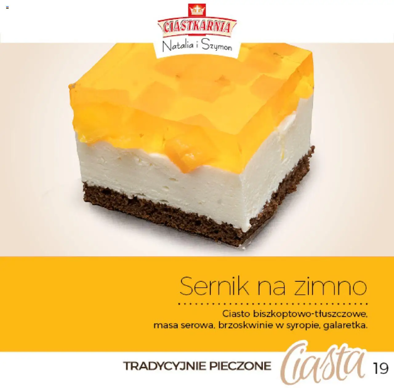 Topaz Gazetka - Ciast od 04.06.2025 | Strona: 19 | Produkty: Ciasto