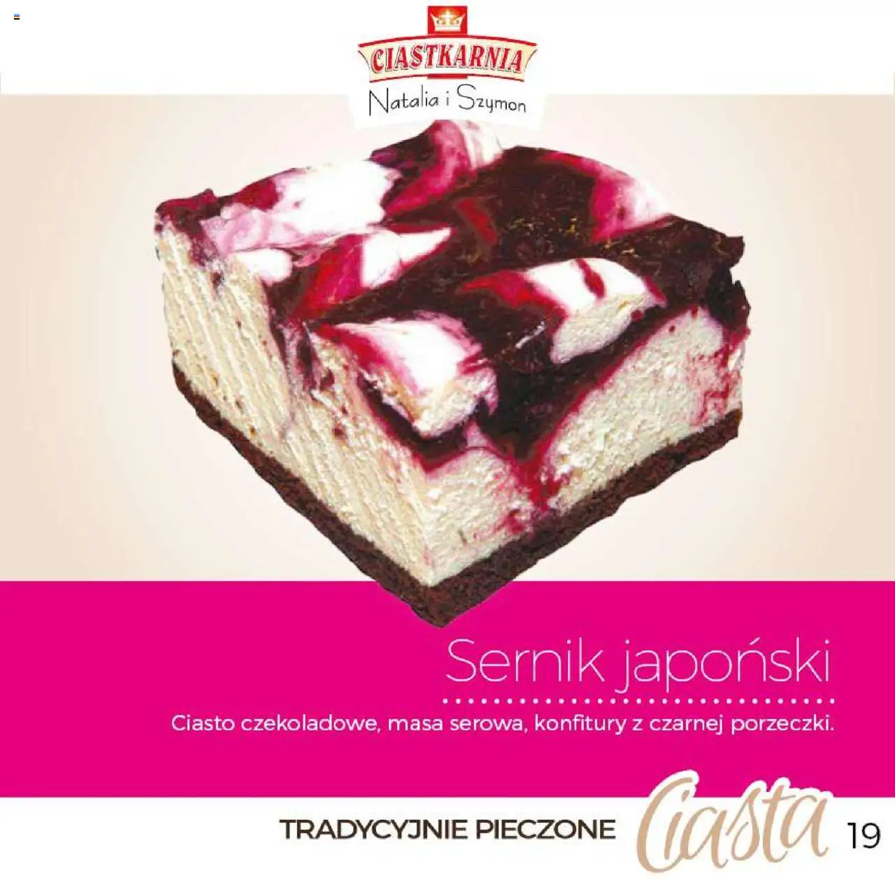 Topaz Gazetka - Ciast od 04.06.2025 | Strona: 19 | Produkty: Ciasto