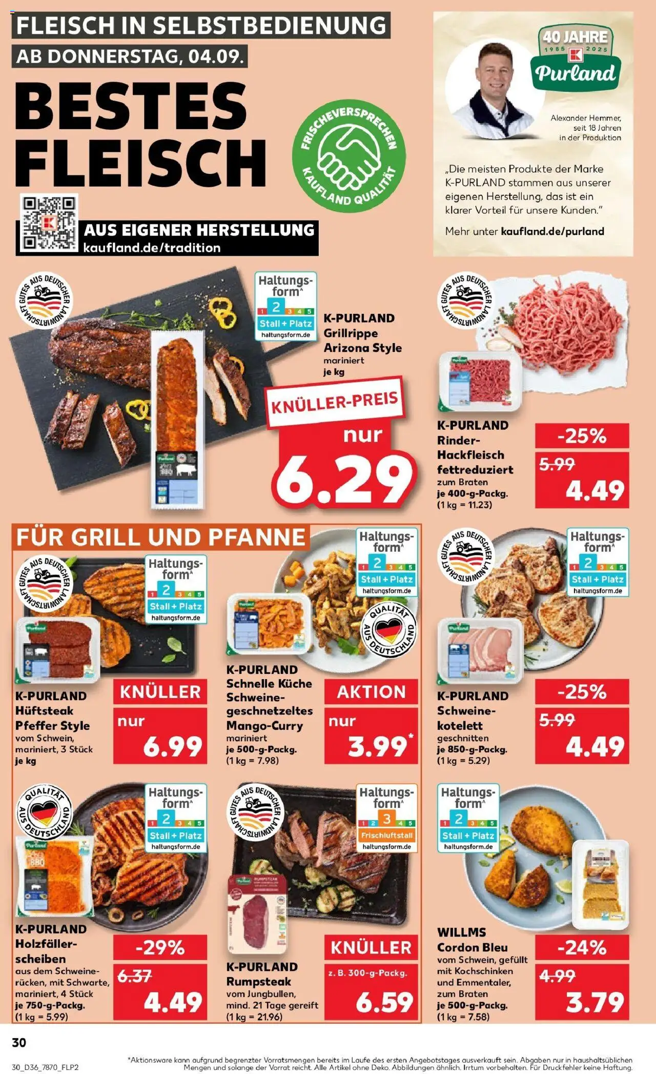 Kaufland prospekt Frankfurt Am Main	 – gültig ab 07.09.2025 | Seite: 30 | Produkte: Grill, Pfeffer, Steak, Fleisch