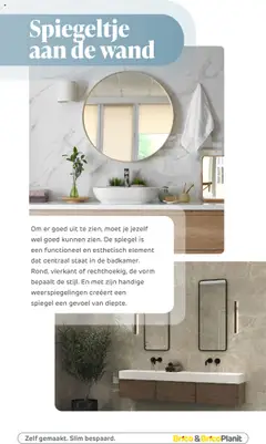 Brico Plan-it Badkamermagazine - Voorbeeld van een folder van Brico Plan-it, geldig van 28.04.2025 | Pagina: 29 | Producten: Spiegel