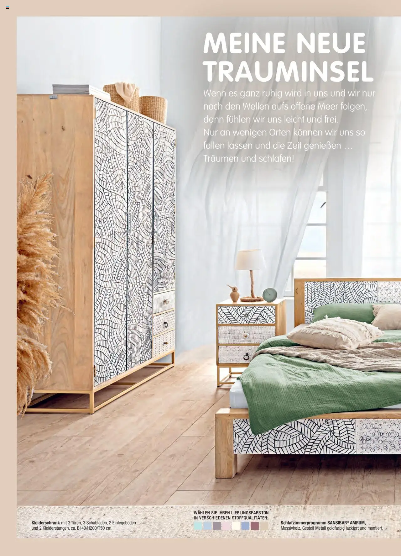 Ostermann Sansibar Living  – gültig ab 01.01.2025 | Seite: 18 | Produkte: Kleiderschrank