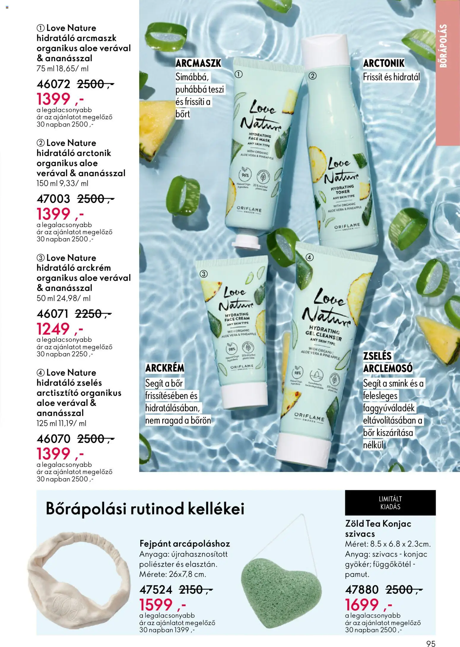 Oriflame akciós ujság - amely érvényes a következő dátumtól: 22.10.2025 | Oldal: 95 | Termékek: Arckrém, Zöld tea, Smink, Bor
