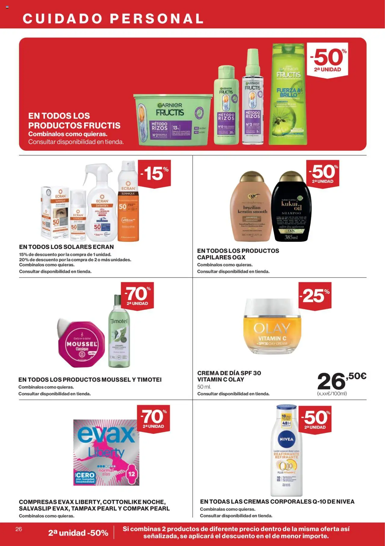Supercor Exprés Canarias │ válido desde el 31.07.2025 | Página: 26 | Productos: Champú, Loción corporal, Crema de día, Γλυφιτζούρι