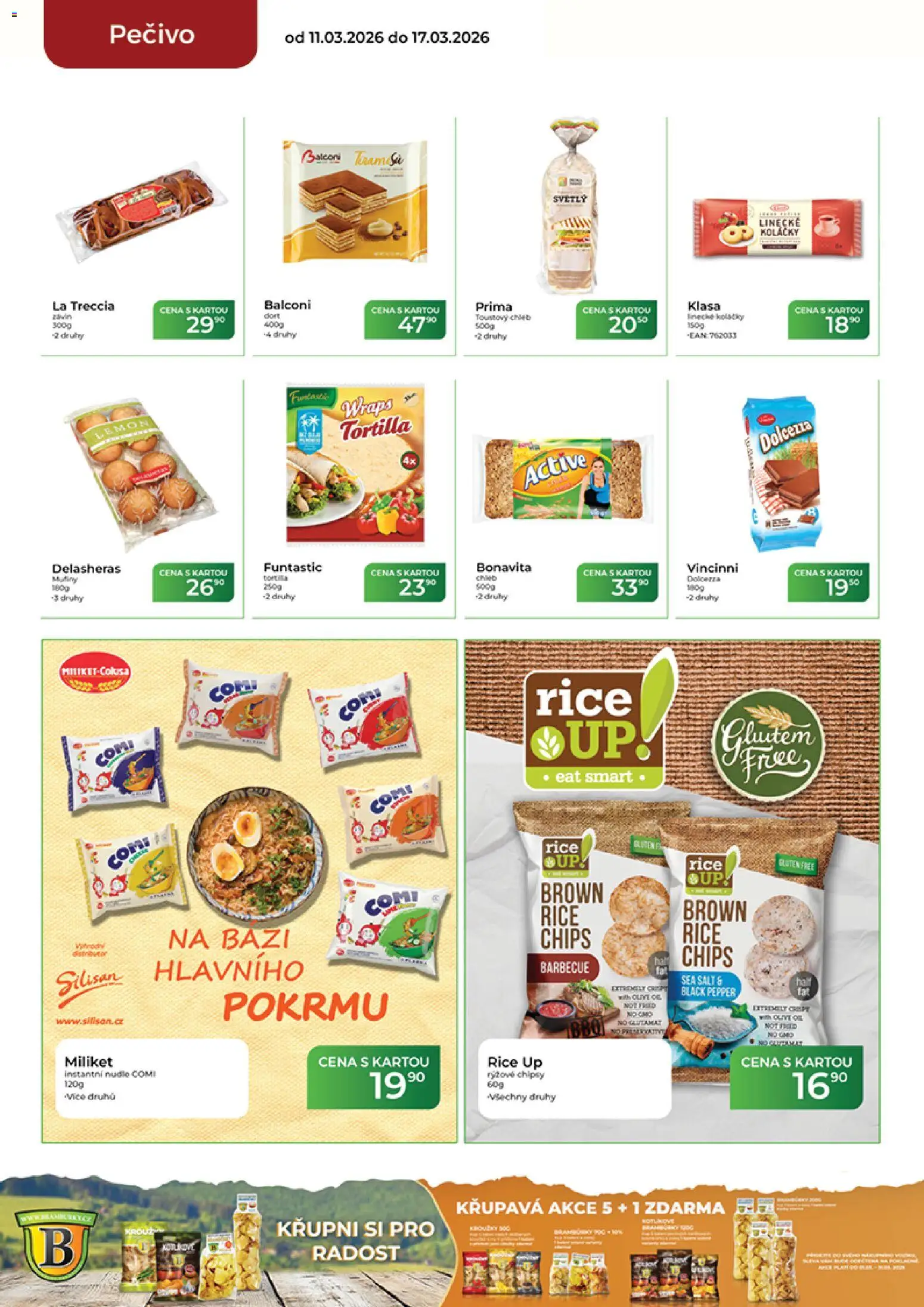 Tamda Foods leták od 11.03.2026 | Strana: 26 | Produkty: Pečivo, Tortilla, Chipsy, Nudle