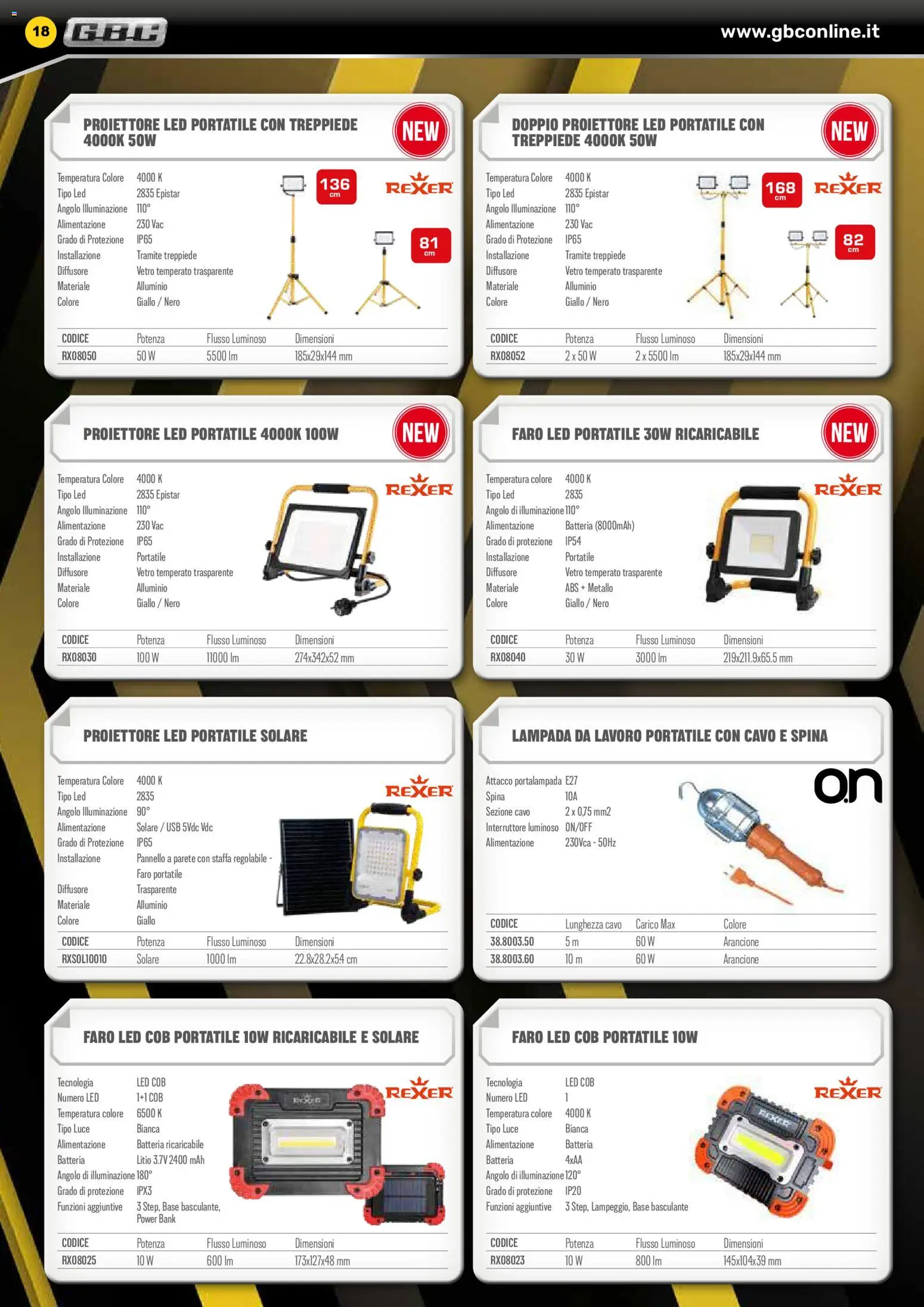 Volantino GBC del 06.02.2026 | Pagina: 18 | Prodotti: Cavo, USB, Alluminio, Lampada
