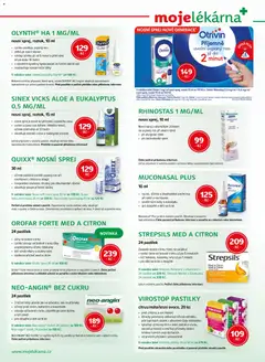 Náhled letáku Moje lékárna leták od 15.11.2025 | Strana: 4 | Produkty: Med, Eukalyptus, Olynth, Citron