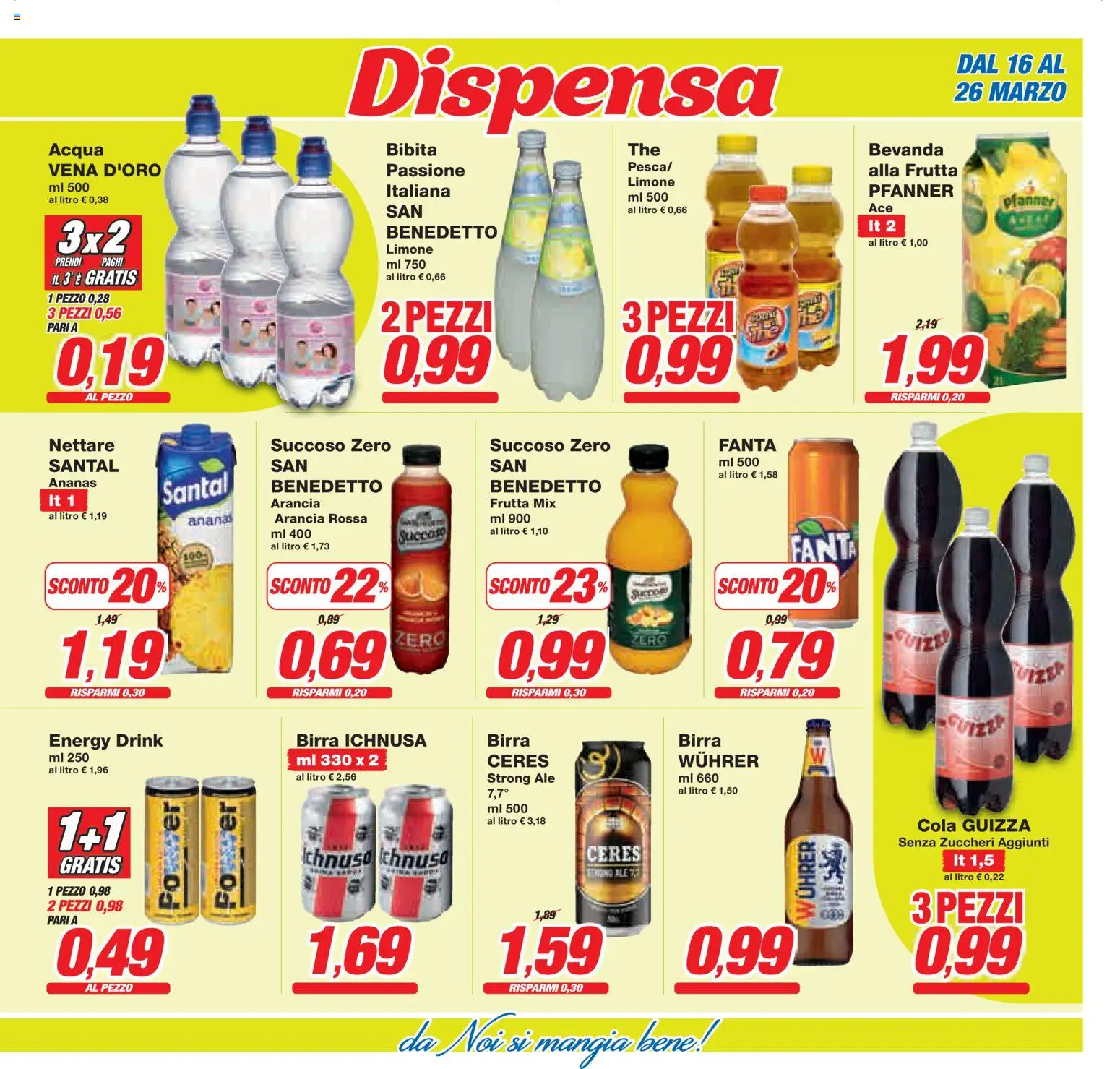 Volantino Prix del 16.03.2026 | Pagina: 25 | Prodotti: Birra, Frutta, Limone, Bibita