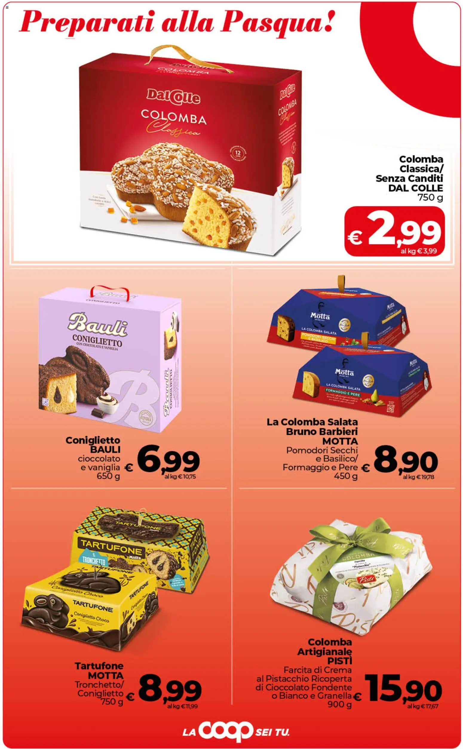 Volantino COOP del 17.03.2026 | Pagina: 7 | Prodotti: Crema, Cioccolato, Formaggio, Pomodori secchi