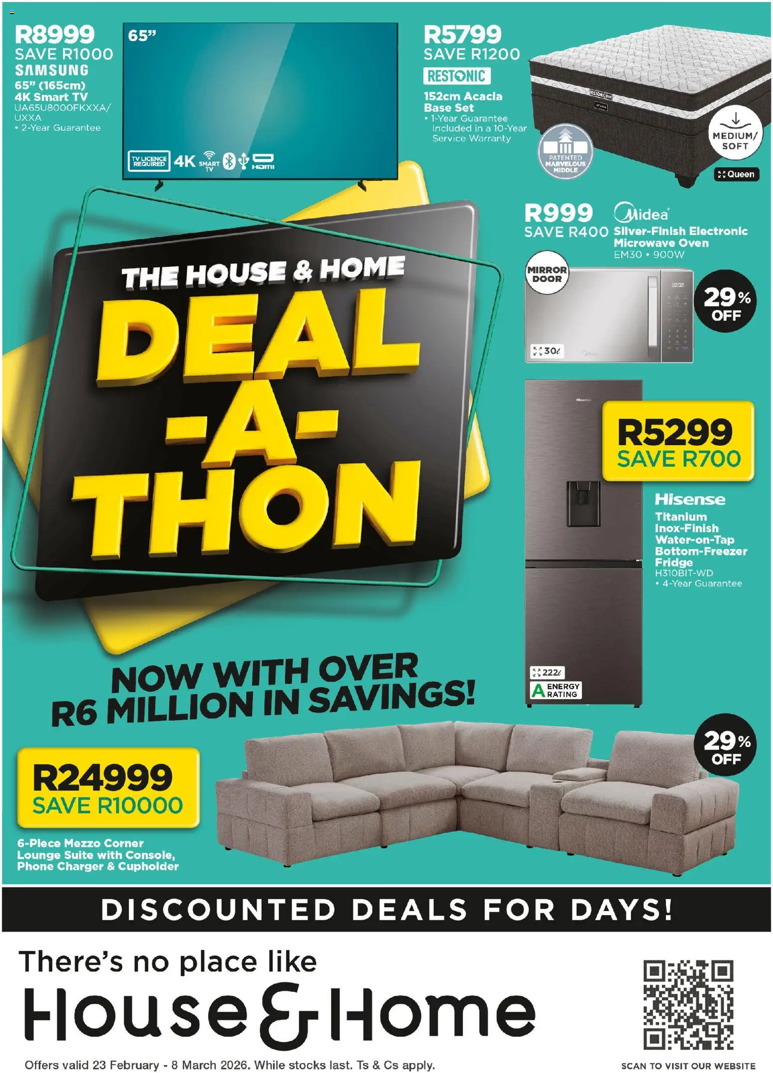 New House and Home catalogue – valid from 23.02.2026 | Page: 1 | Products: Oven, Microwave oven, Charger, Microwave